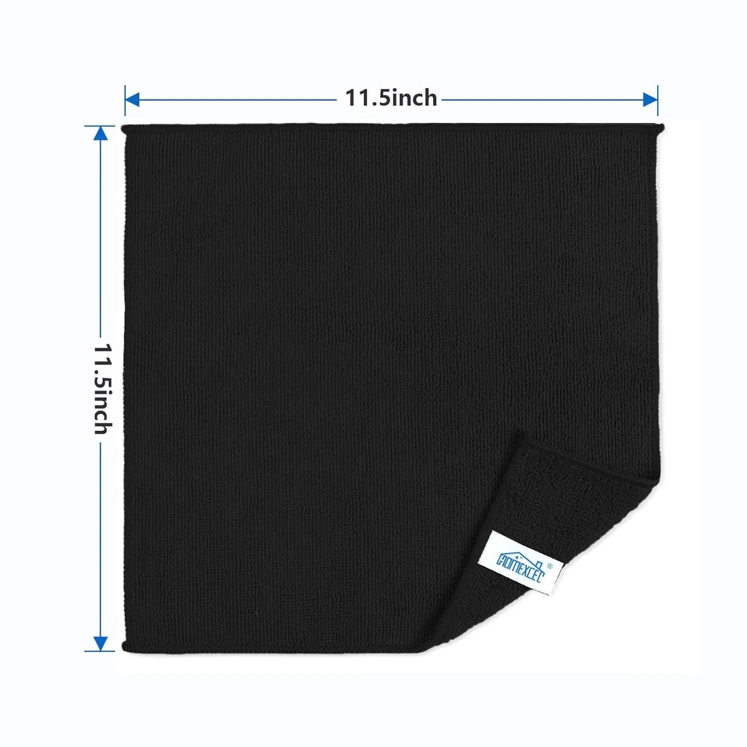 HOMEXCEL Microfiber Cleaning Cloths, 4 Color Assorted | Lint-Free & Scratch-Free - view 7