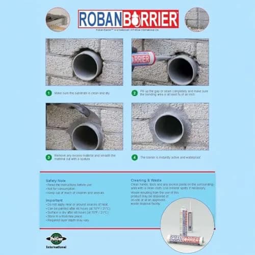 PelGar Roban Barrier White | Humanely Seals Seams & Cracks for Pest Prevention thumbnail 2