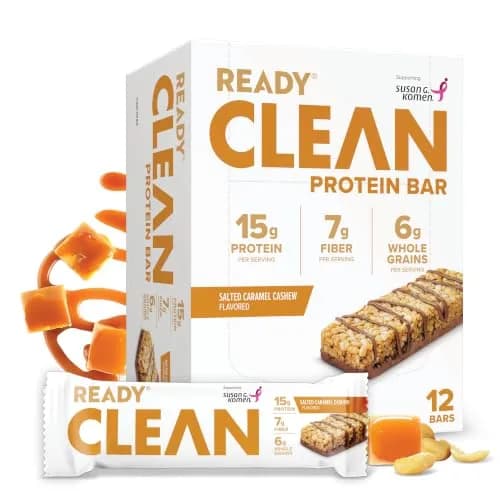 Ready Salted Caramel Cashew Protein Bar 15g | Gluten-Free, Non-GMO, 12 Ct thumbnail 1