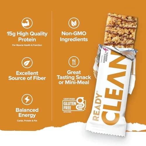 Ready Salted Caramel Cashew Protein Bar 15g | Gluten-Free, Non-GMO, 12 Ct thumbnail 7