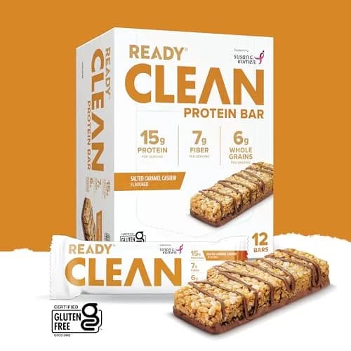 Ready Salted Caramel Cashew Protein Bar 15g | Gluten-Free, Non-GMO, 12 Ct thumbnail 3