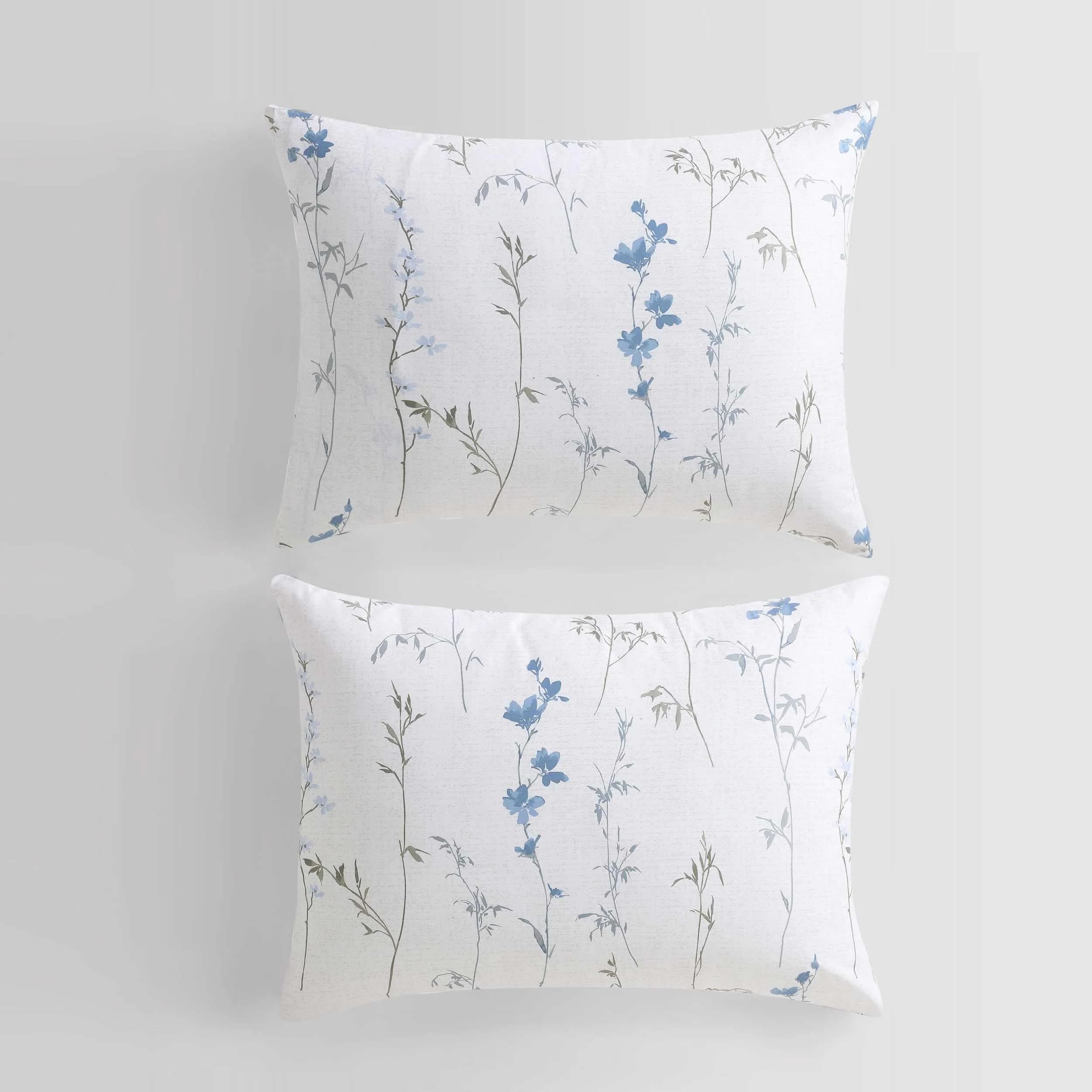 Calvin Klein Duvet Cover Set King Size | Soft Cotton, Floral Pattern, 107"W x 92"L thumbnail 8