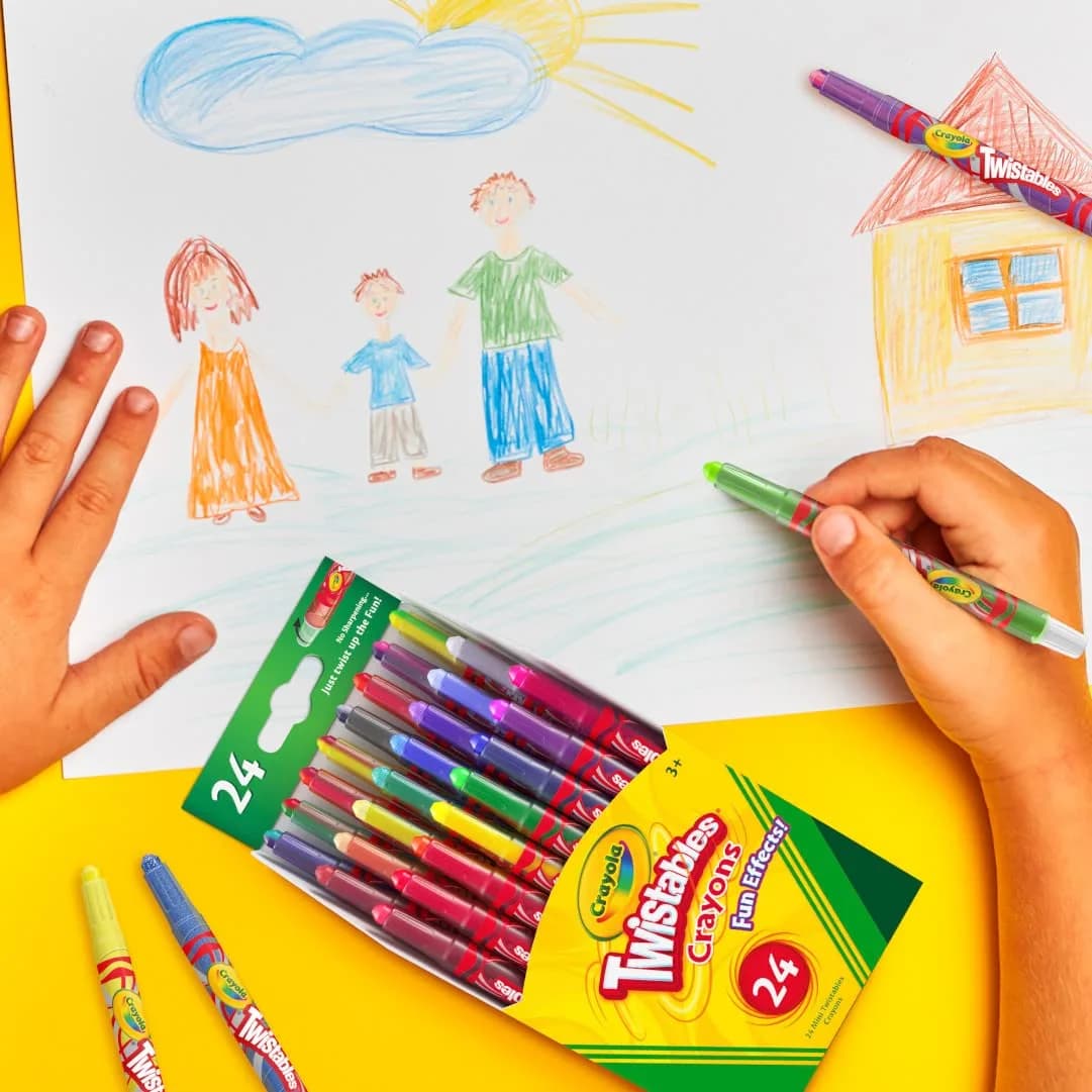 Crayola Mini Twistable Crayons (24 Count) | Non-Toxic Art Supplies - view 6