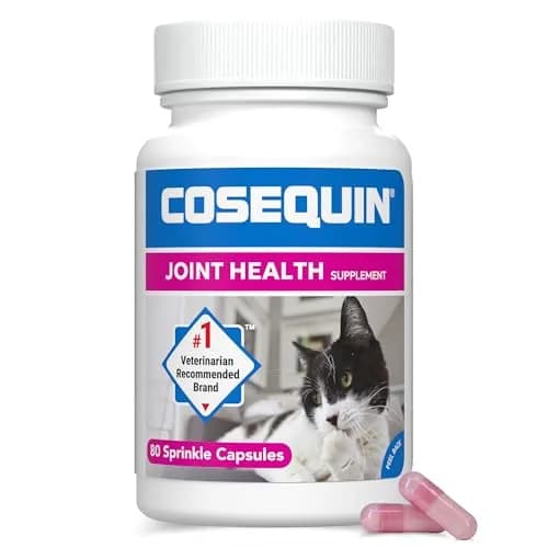 Nutramax Cosequin for Cats Joint Health Supplement Sprinkle Capsules 160 Count (75 mg Glucosamine, 60 mg Chondroitin) | Supports Joint & Skin Health thumbnail 1