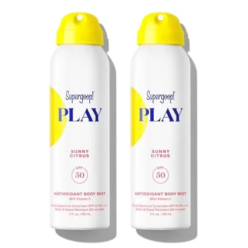 Supergoop! PLAY Antioxidant Body Mist SPF 50 PA++++ 177ml (6 Fl Oz) | Broad Spectrum Sunscreen Spray for Active Days thumbnail 1