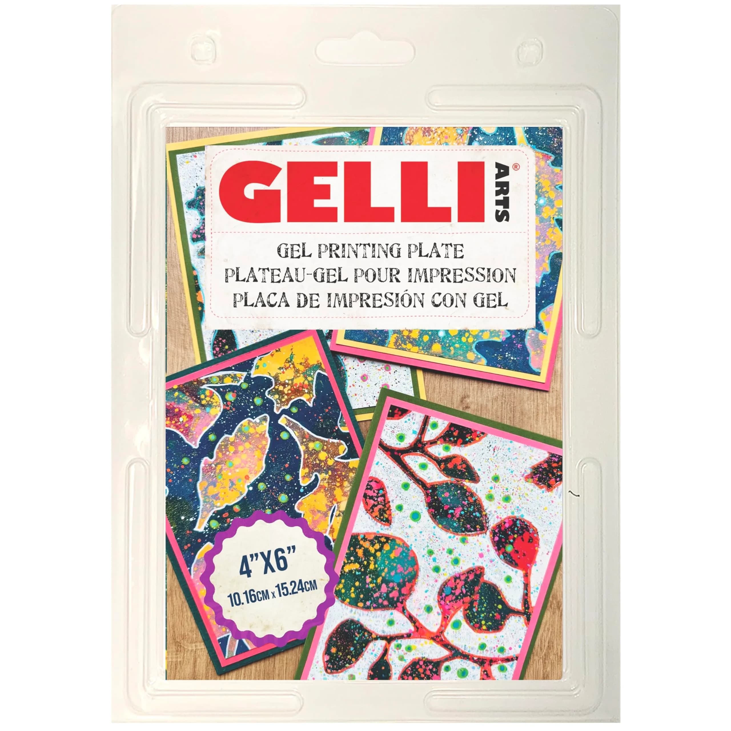 Gelli Arts Gel Printing Plate 4" x 6" | Monoprinting Made Simple for Mixed Media Art - main product image