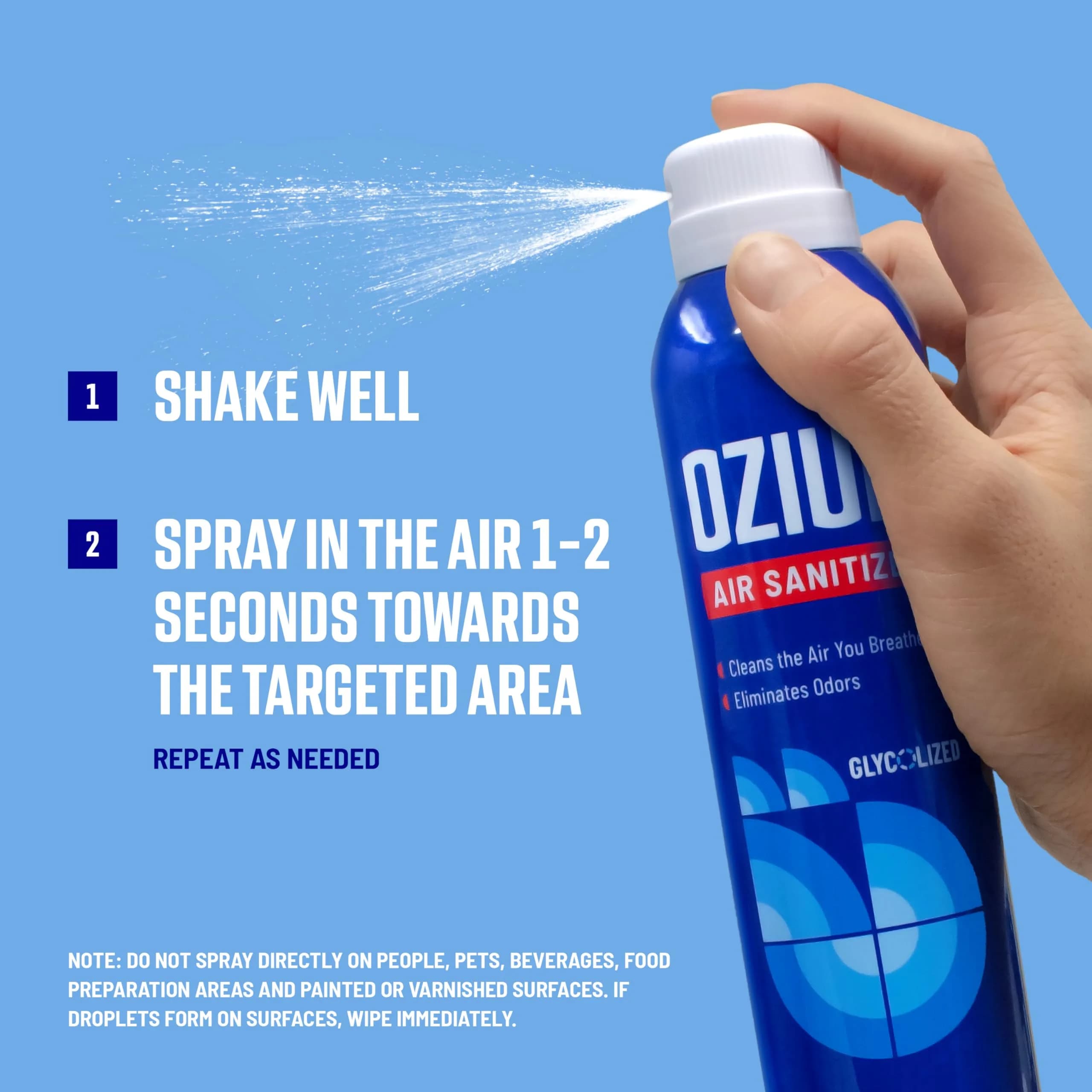 Ozium Air Sanitizer Spray, 237ml (8 Fl Oz) | Eliminates Odors & Sanitizes Air - view 6