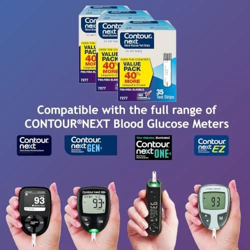 Ascensia Contour Next Blood Glucose Test Strips 105 Count (3x35ct) | Proven Accuracy for Diabetes Management thumbnail 4