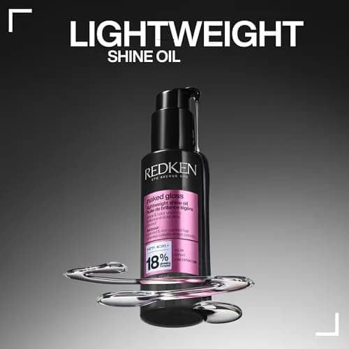Redken Naked Gloss Lightweight Shine Hair Oil 1.6 Fl Oz (47 ml) | Professional Shine & Heat Protection thumbnail 9