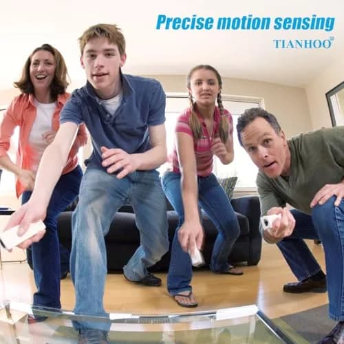 TIANHOO Wii Controller 2 Pack | Precise Motion-Sensing, Upgraded Version for Wii/Wii U, White (≤120 chars) thumbnail 2
