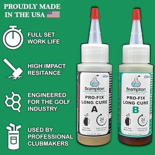 BRAMPTON TECHNOLOGY, LTD. PRO-FIX Long Cure Golf Epoxy 16 oz | Extra Strength, Impact Resistant, 20-Min Work Life thumbnail 2
