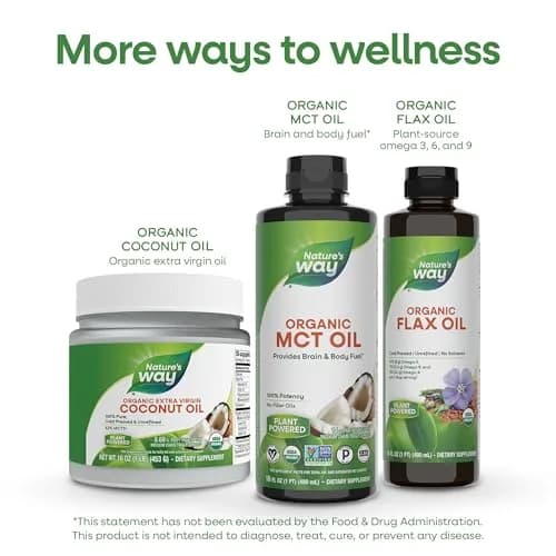 Nature's Way Organic MCT Oil Powder 10.6 Oz (300g) | Brain and Body Fuel for Energy thumbnail 8