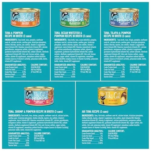 Tiki Cat Wet Cat Food Mega Pack, Seafood Selects, 2.8 oz (24) | Protein-Rich, Grain-Free, Hydrating thumbnail 3