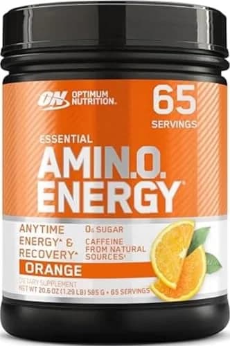 Optimum Nutrition Amino Energy Pre Workout Powder Orange Cooler, 3510 g (123.6 Oz) | Energy & Focus Blend thumbnail 1
