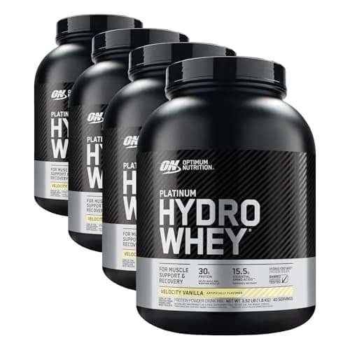 Optimum Nutrition Platinum Hydrowhey Protein Powder Velocity Vanilla 1.41 oz (40g) | 30g Protein Per Serving thumbnail 1