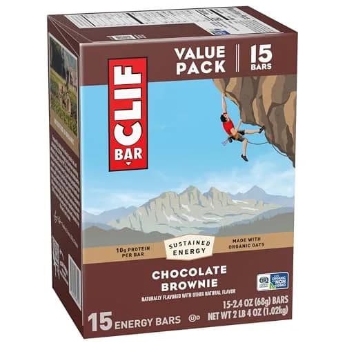 CLIF BAR Energy Protein Bars Chocolate Brownie 144oz (60 bars) | Made with Organic Oats thumbnail 8