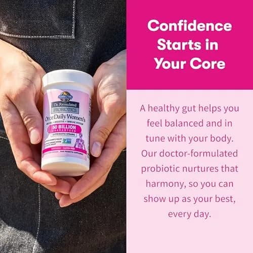 Garden of Life Dr. Formulated Once Daily Women's Probiotics 50 Billion CFU 180 Count (Pack of 6) | Digestive, Immune & Vaginal Health Support thumbnail 8