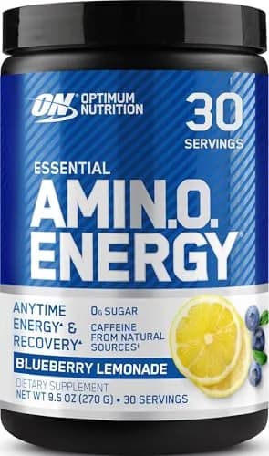 Optimum Nutrition Amino Energy Blueberry Lemonade 57oz (1.62kg) | Pre-Workout & Anytime Energy Blend thumbnail 1