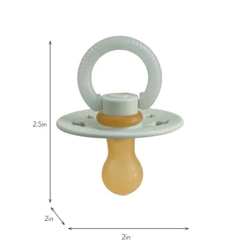 Itzy Ritzy Natural Rubber Pacifiers for 0-6 Mo | BPA-Free, Glow in Dark, Chic & Safe thumbnail 8