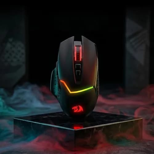 Redragon M690 MAX Wireless RGB Gaming Mouse 12800 DPI | 7 Macro Buttons, Rechargeable, Tri-Mode Connectivity thumbnail 9