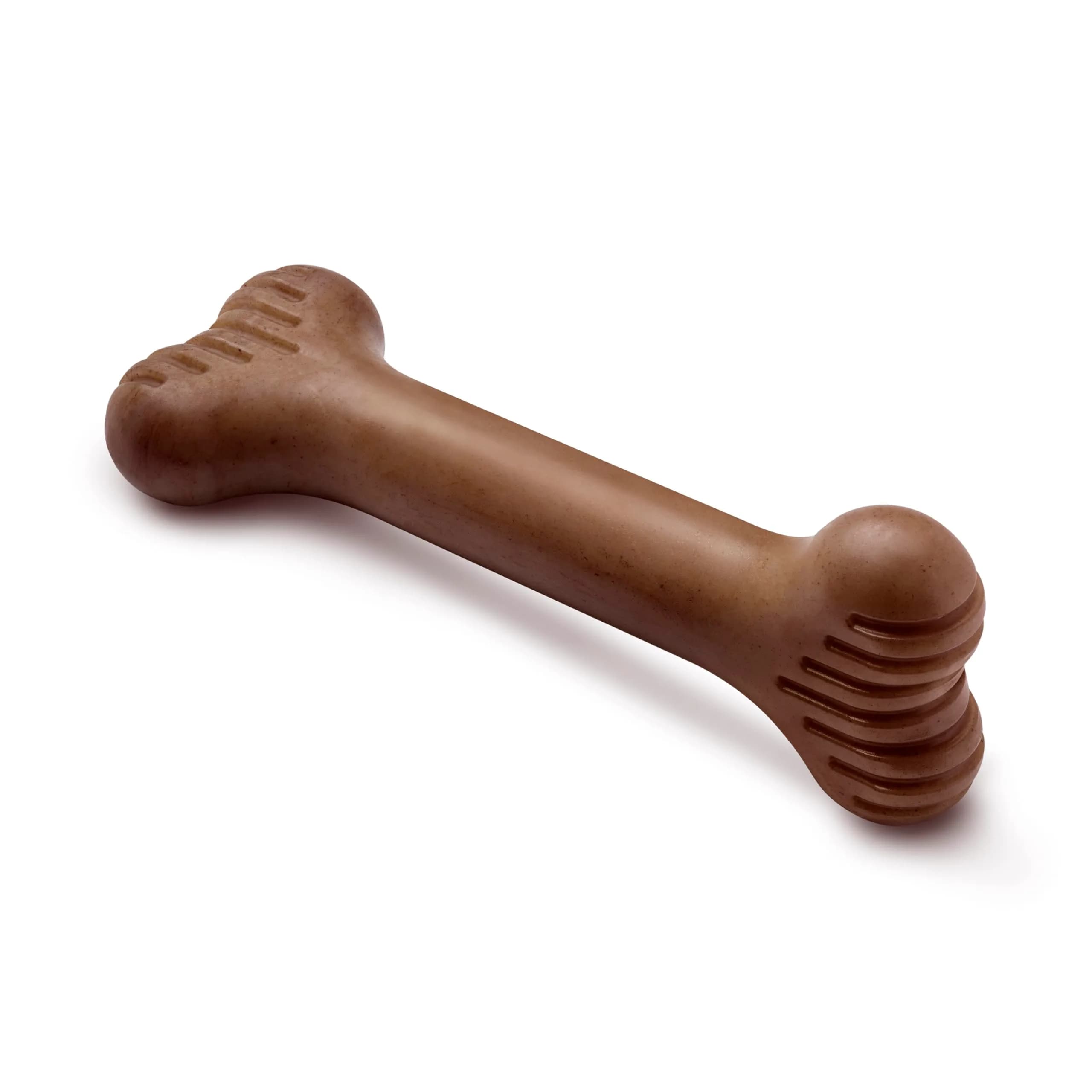 Benebone Real Bacon Dental Chew Toy for Aggressive Chewers, Giant Bone Shape - main product image