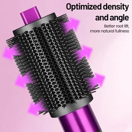 ZEPHBLOW 3-Inch Large Round Brush for Dyson Airwrap Attachments, Rose | Nylon Bristles for Volume & Smooth Curls thumbnail 6