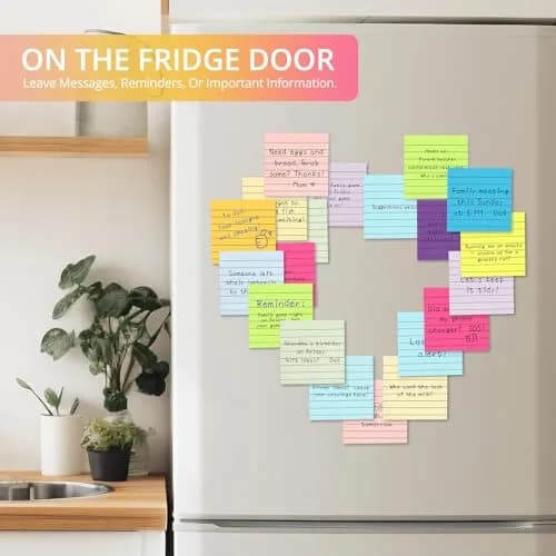 Taja Lined Sticky Notes 72 Pads, 7.6 cm x 7.6 cm (3x3 Inches) | Bulk Pack for Office & Study thumbnail 7