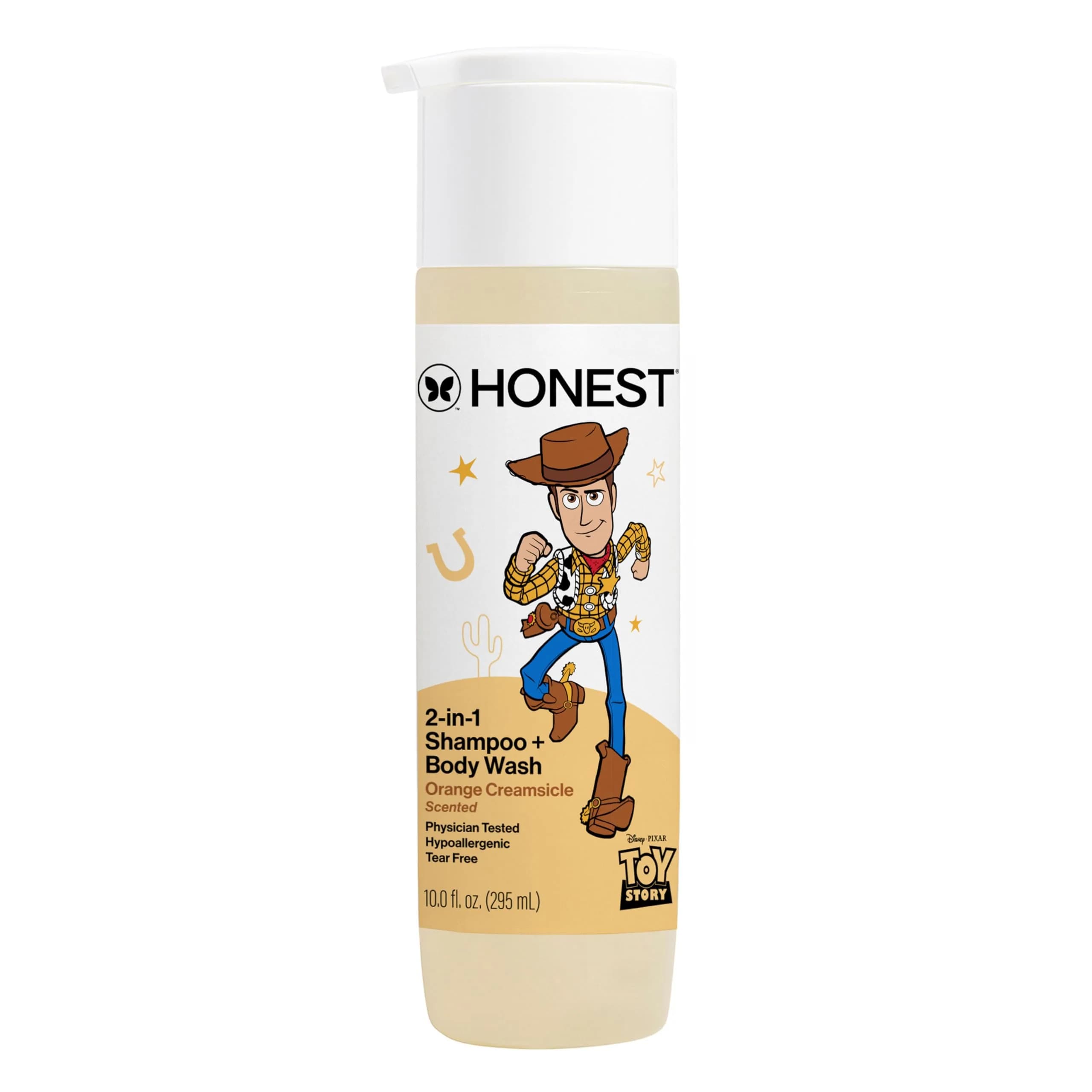 The Honest Company Shampoo + Body Wash, Orange Creamsicle, 295ml (10 Fl Oz) | Tear-Free 2-in-1 for All Hair & Skin Types — Orange Creamsicle / 10 Fl Oz