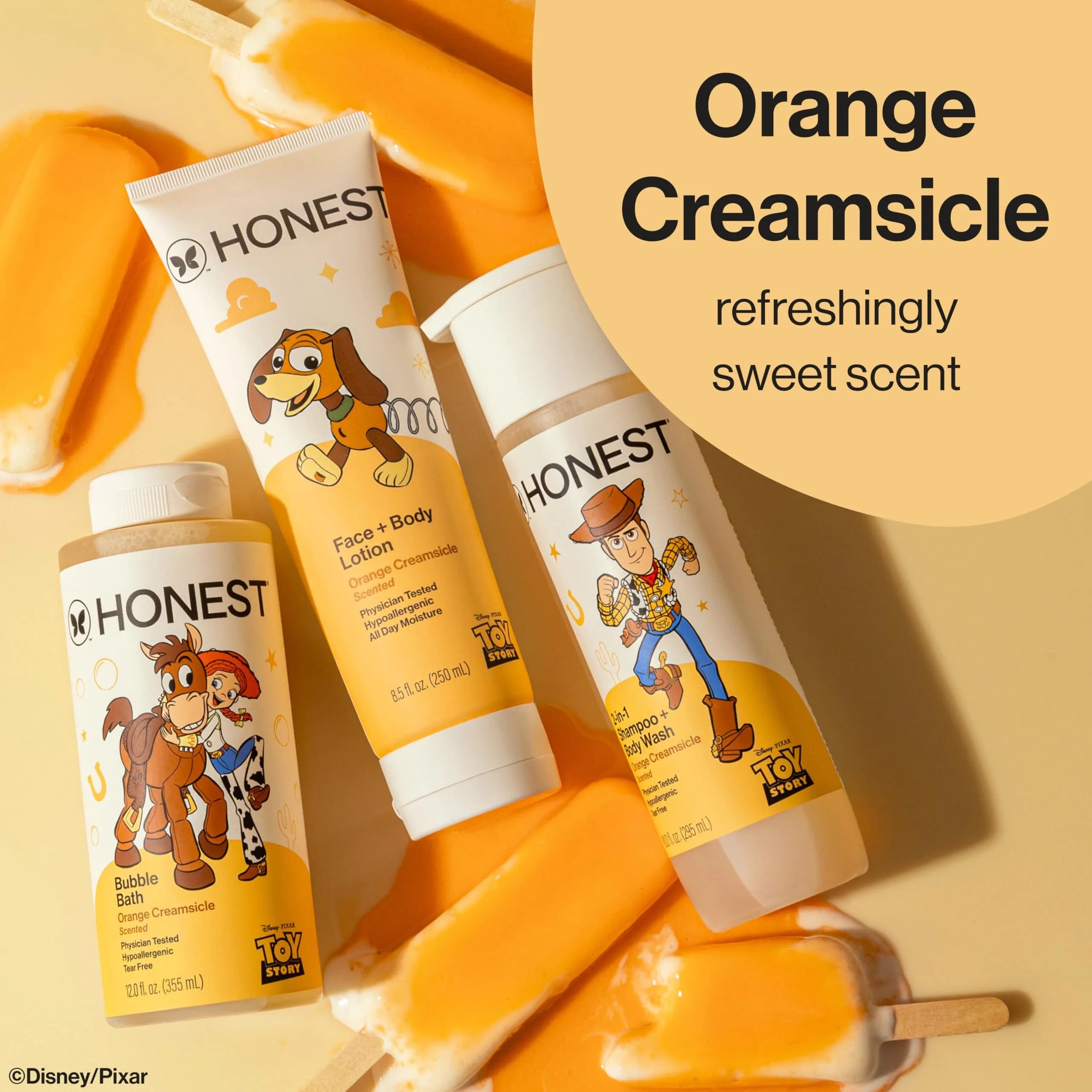 The Honest Company Shampoo + Body Wash, Orange Creamsicle, 295ml (10 Fl Oz) | Tear-Free 2-in-1 for All Hair & Skin Types - view 6