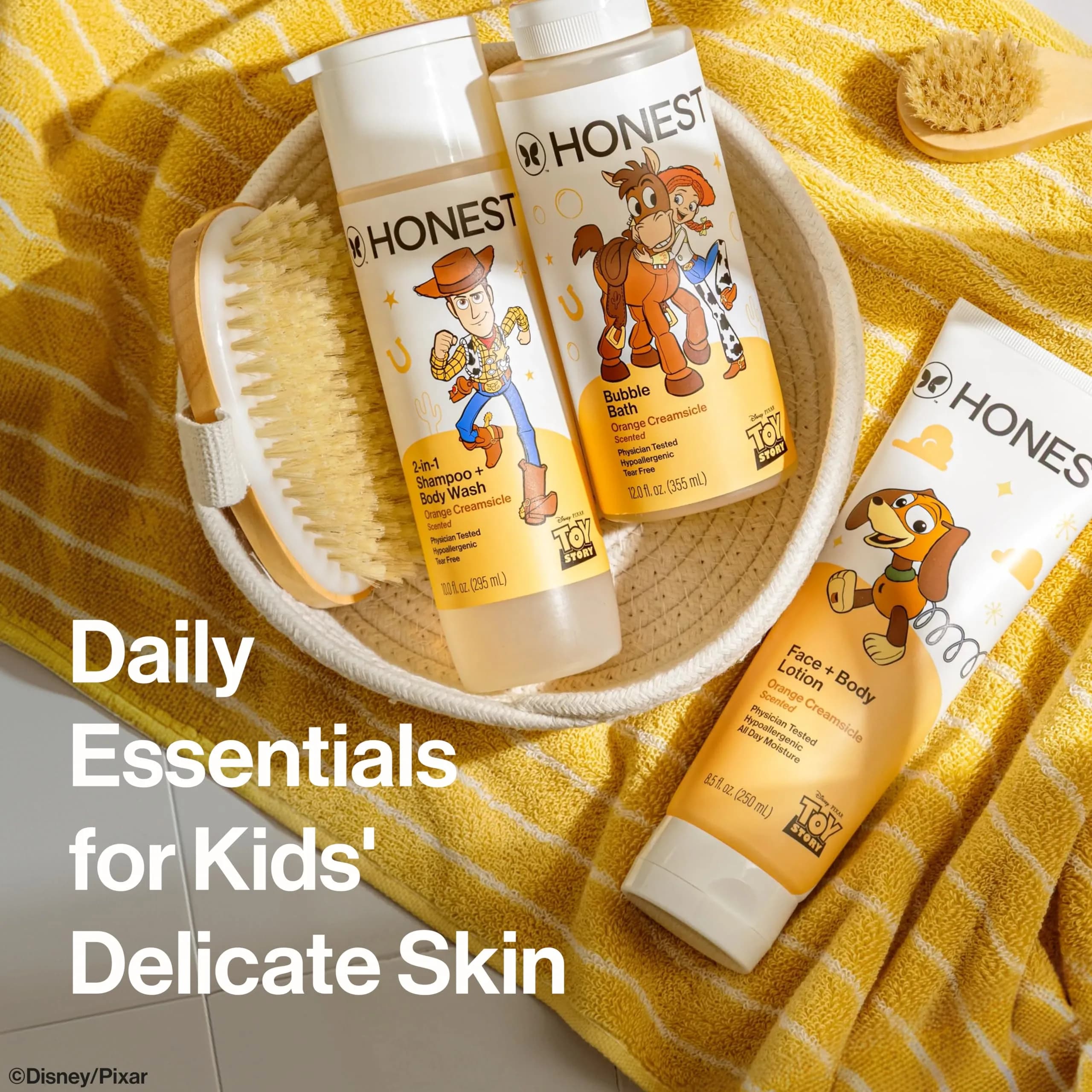 The Honest Company Shampoo + Body Wash, Orange Creamsicle, 295ml (10 Fl Oz) | Tear-Free 2-in-1 for All Hair & Skin Types - view 9