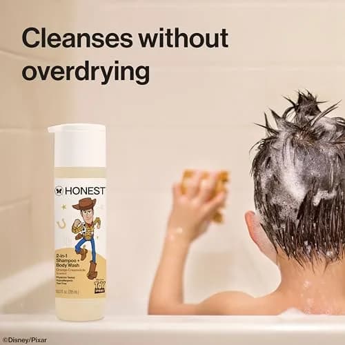 The Honest Company Shampoo + Body Wash, Orange Creamsicle, 295ml (10 Fl Oz) | Tear-Free 2-in-1 for All Hair & Skin Types thumbnail 3