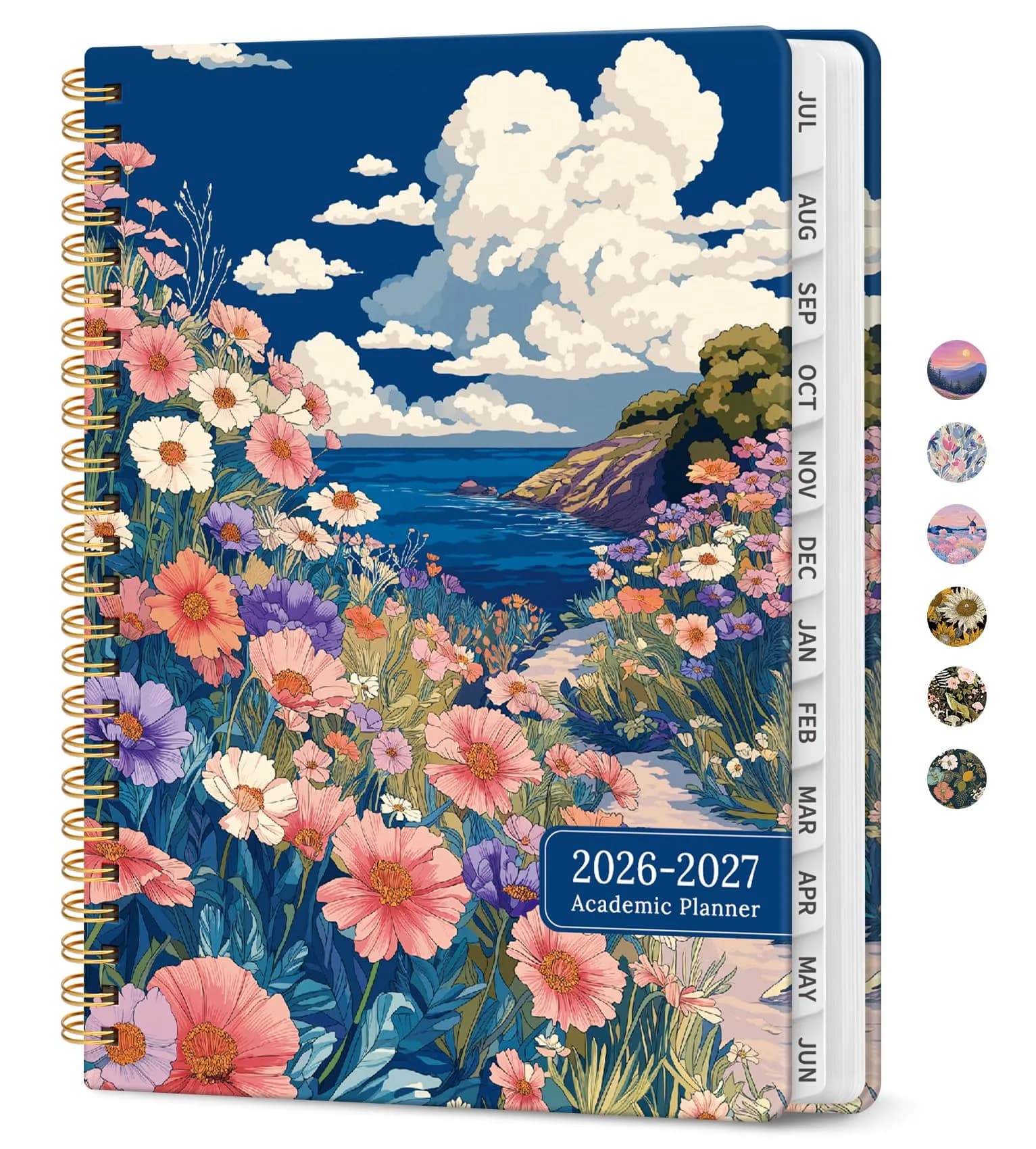 Taja 2026-2027 Academic Planner 6.3" x 8.5" | Monthly & Weekly Jul 2026-Jun 2027 Planner Calendar - main product image