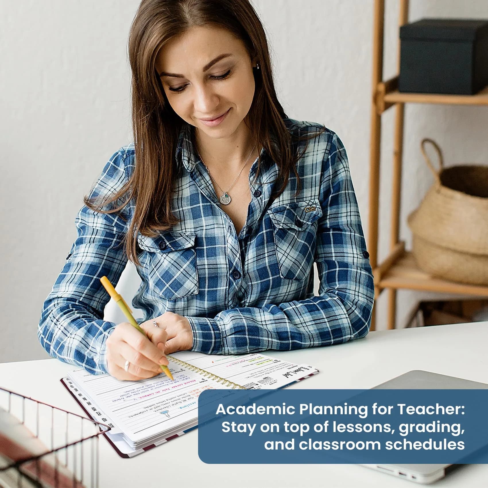 Taja Academic Planner 2026-2027 Monthly & Weekly Jul 2026-Jun 2027 Calendar Planner 21.7cm x 16.4cm (8.5" x 6.3") | Durable Hardcover Organizer with Tabs thumbnail 7
