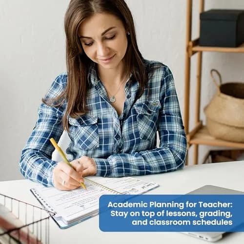 Taja Academic Planner 2026-2027, Monthly & Weekly 156g (5.5oz) | Spiral Bound Hardcover with Tabs & Pocket thumbnail 7