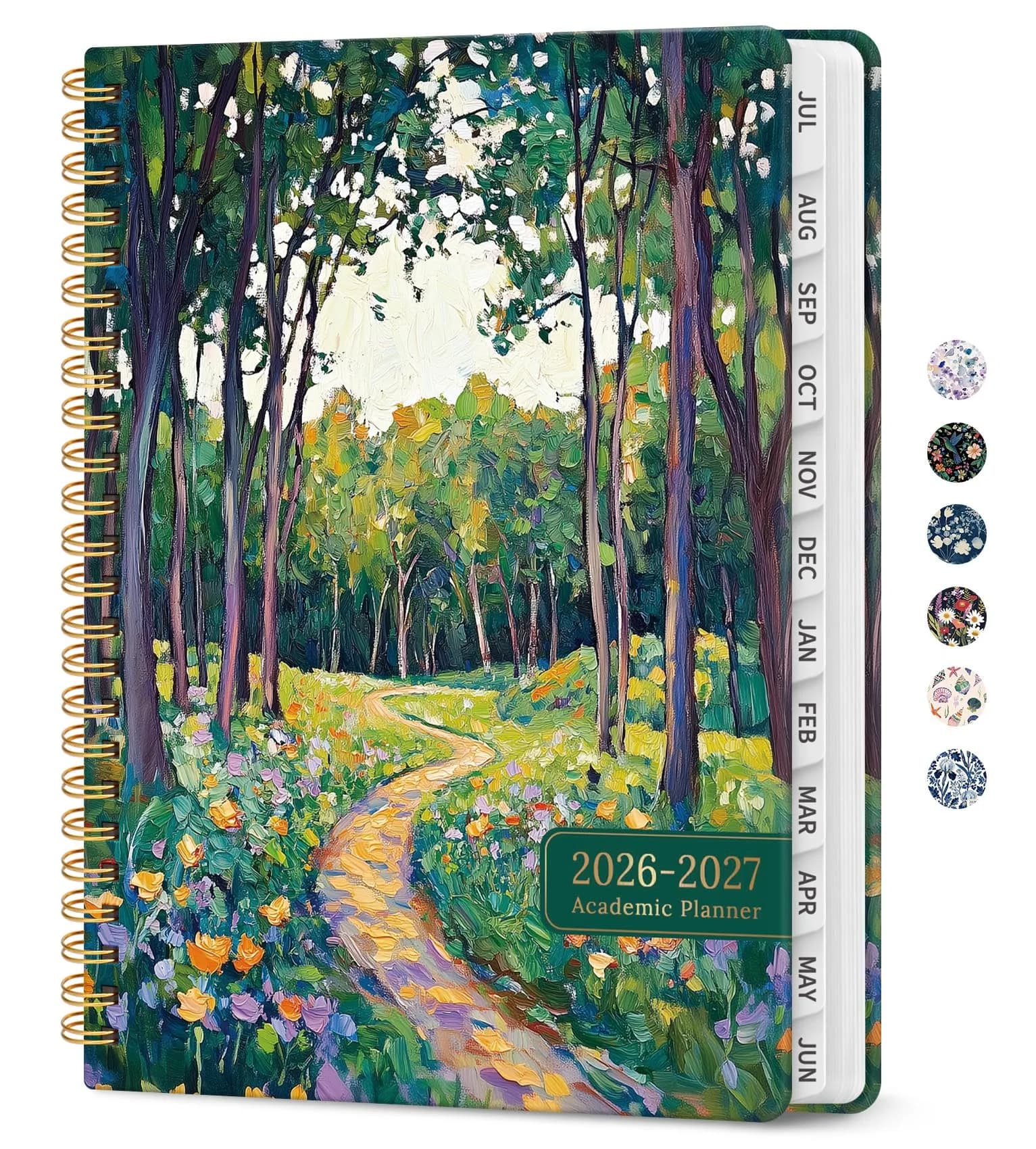 Taja 2026-2027 Academic Planner Monthly & Weekly Jul 2026-Jun 2027 Calendar Planner 21.8 cm (8.5 inches) | Smooth Ink Flow Acid-Free Paper