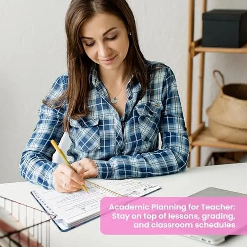 Taja Academic Planner 2026-2027, Monthly & Weekly Jul 2026-Jun 2027, A5 Size (6.3"x8.5") | Spiral Bound Hardcover with Elastic Closure thumbnail 7