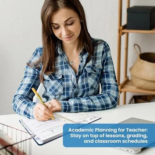 Taja 2026-2027 Academic Planner, Monthly & Weekly 146 Pages | Spiral Bound Hardcover with Elastic Closure & Pocket thumbnail 7