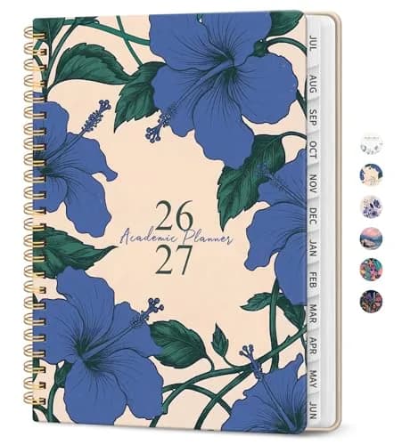 Taja Planner 2026-2027 | Academic & Weekly Organizer, 8.5"x11" Hardcover, July 2026-June 2027 thumbnail 1