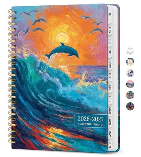 Taja Academic Planner 2026-2027, Monthly & Weekly Jul 2026-Jun 2027 Planner, 16.5 cm (6.5"x8.5") | Organized Planning for Students & Professionals thumbnail 1