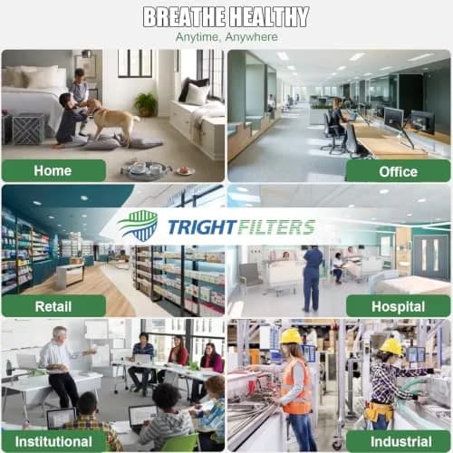 TRIGHTFILTERS 20x30x1 Air Filter MERV 11 HVAC Furnace Filter Pleated 2 Pack | Electrostatic Dust Capture thumbnail 8