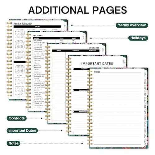 Taja Academic Planner 2026-2027, Monthly & Weekly Jul 2026-Jun 2027 Planner, 16 cm x 22 cm (6.3"x8.5") | Organized Planning for Students & Professionals thumbnail 5
