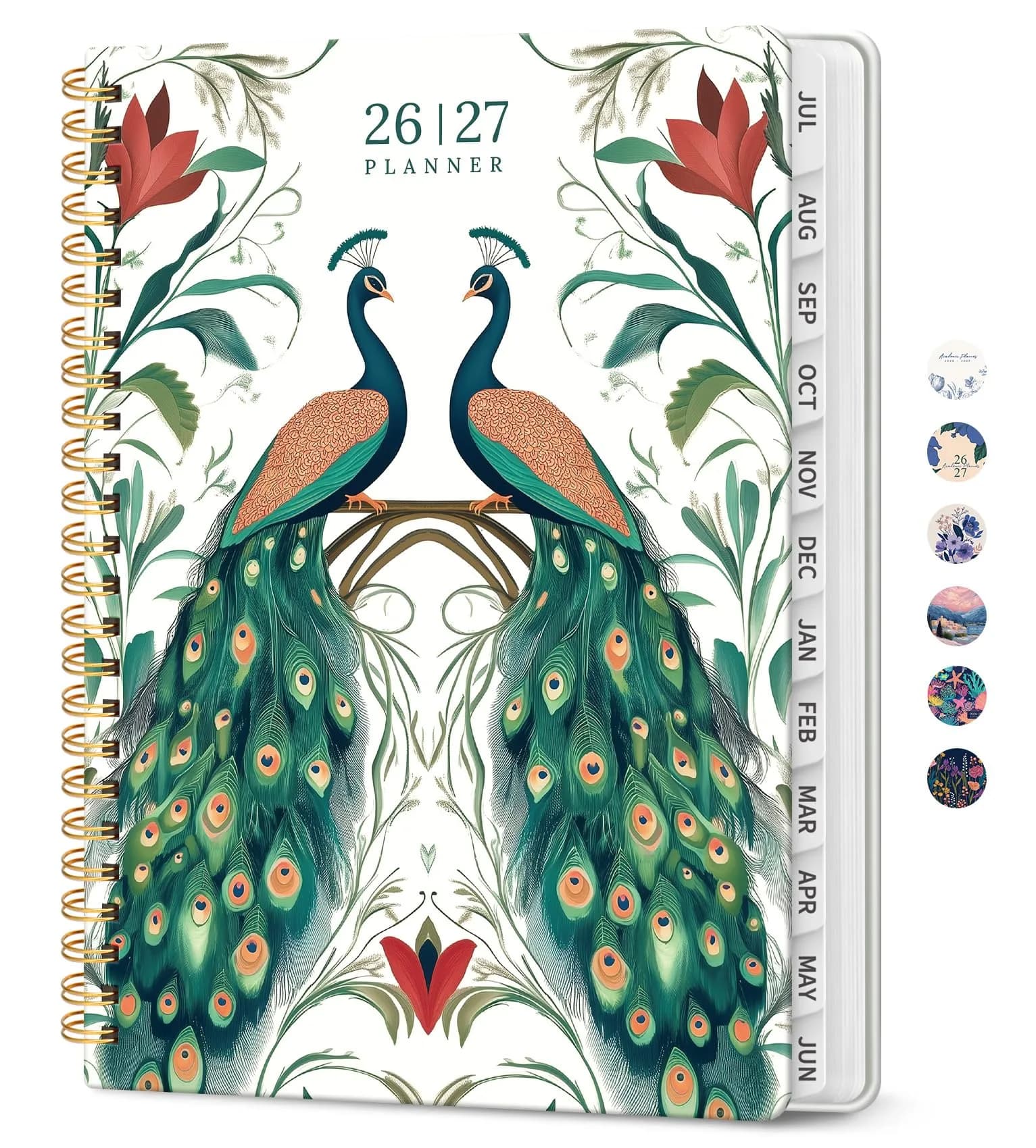 Taja Academic Planner 2026-2027, Monthly & Weekly Jul 2026-Jun 2027, 146 Pages, 16.2cm x 21.7cm | Organized Planning for Students & Professionals — R-Emerald Court