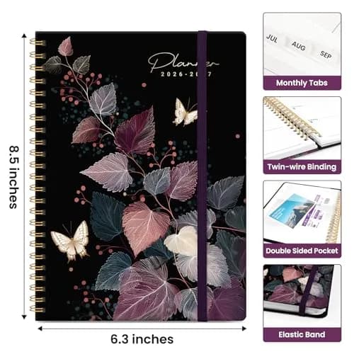 Taja Academic Planner 2026-2027, Monthly & Weekly Jul 2026-Jun 2027 Planner, 146 Pages (A5 Size) thumbnail 4