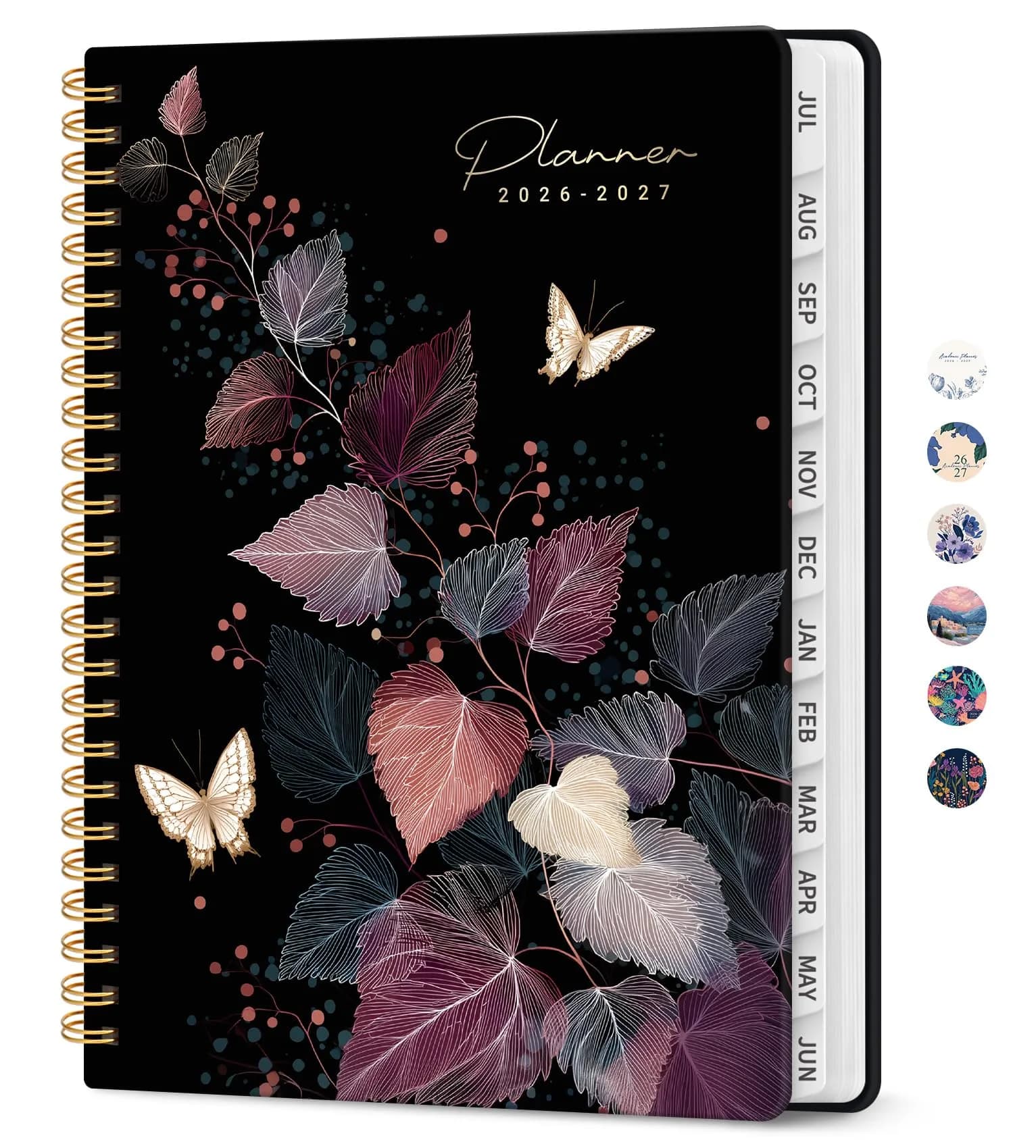 Taja Academic Planner 2026-2027, Monthly & Weekly Jul 2026-Jun 2027 Planner, 146 Pages (A5 Size)