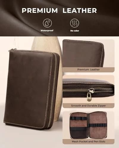 STAGEEK Mechanical Pencil Set with Leather Bag, 0.5/0.7/0.9/2.0mm, 30-Piece | Smooth Ink Flow thumbnail 5