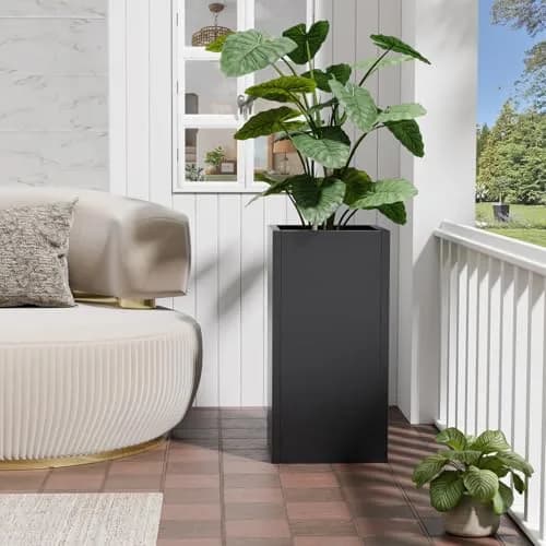 Diyfire 24" Tall Metal Planters Box for Outdoor Plants | Heavy Duty, Rust & UV Resistant, 54L Capacity thumbnail 6