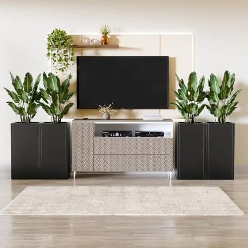 Diyfire 24" Tall Metal Planters Box for Outdoor Plants | Heavy Duty, Rust & UV Resistant, 54L Capacity thumbnail 9