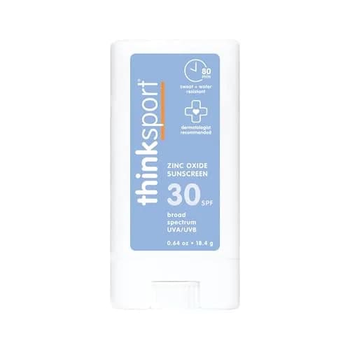 Thinksport Mineral Sunscreen Stick SPF 30, 18g (0.64 Oz) | Broad Spectrum UVA/UVB Protection thumbnail 1