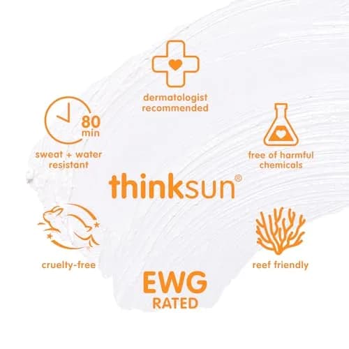 Thinksport Mineral Sunscreen Stick SPF 30, 18g (0.64 Oz) | Broad Spectrum UVA/UVB Protection thumbnail 5