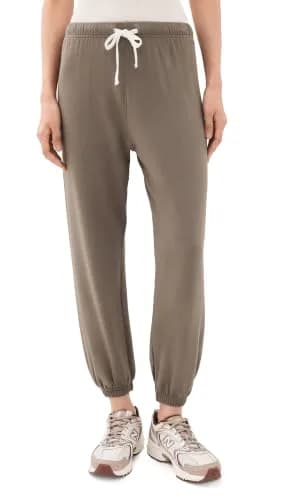 Splits59 Andie Oversized Fleece Sweatpants Lentil X-Large | Relaxed Fit, Mid-Rise, Ankle Length thumbnail 1